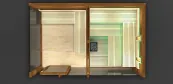 Individual garden sauna house planning