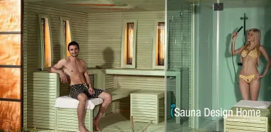 Infrared sauna and Finnish sauna in one Infrared sauna and Finnish sauna in one