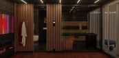  Sauna with water block