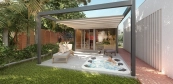  Outdoor sauna with jacuzzi