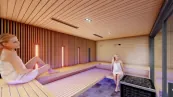 Sauna construction Sauna construction