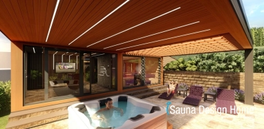 Luxury sauna construction