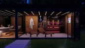 Family sauna house