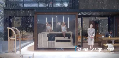 Luxury sauna construction