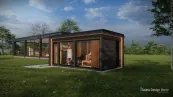Modern sauna house