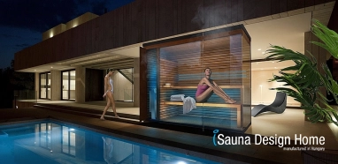 Garden Finnish sauna house
