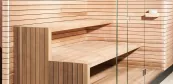 Outdoor Finnish sauna