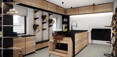 modern equestrian facility