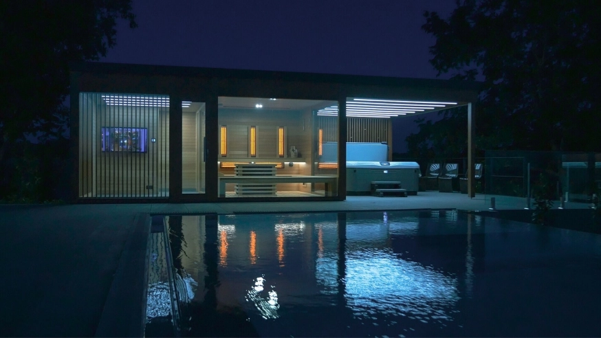 Unique, luxury sauna house on the shores of Balaton