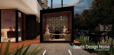  Modern outdoor sauna construction