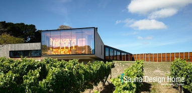 Garden sauna on the vineyard