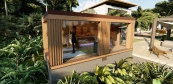 Sauna yoga studio