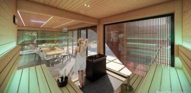 Unique Finnish sauna with steam