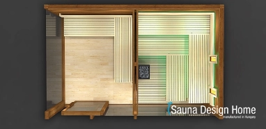 Individual garden sauna house planning