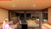 Combined sauna construction Combined sauna construction