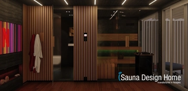  Sauna with water block