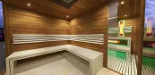 Garden sauna house construction