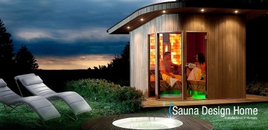Finnish sauna and infrared sauna in one