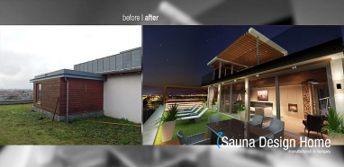 Wellness roof terrace construction