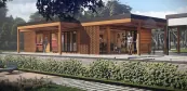 Mobile home construction from solid wood Mobile home construction from solid wood