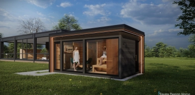 Modern sauna house