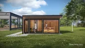Modern sauna house
