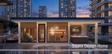 premium sauna house for family
