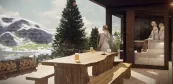 Unique solid wood saunas