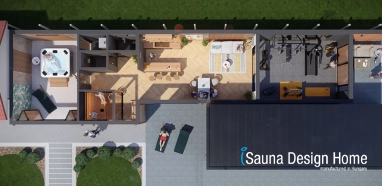 luxury sauna
