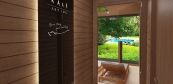 Wellness sauna house