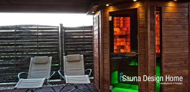 Combined wellness sauna terrace