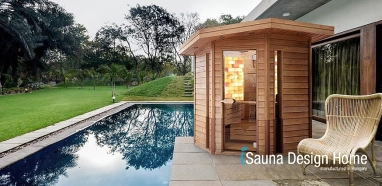 Outdoor sauna construction