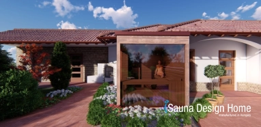 Outdoor sauna design