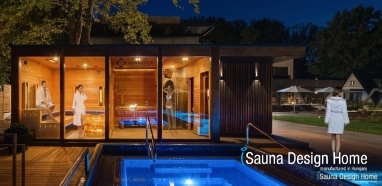 Construction of a unique, wellness sauna house