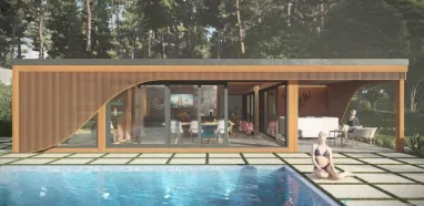 Home wellness and sauna house construction