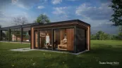Modern sauna house