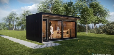 Modern sauna house