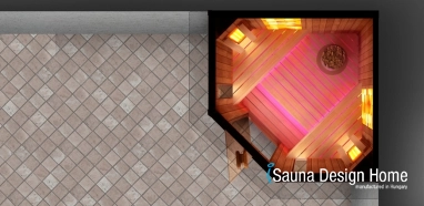 Garden sauna construction