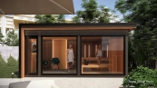 Modern sauna house