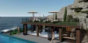 Outdoor sauna house with sunbed Outdoor sauna house with sunbed