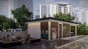outdoor luxus sauna house