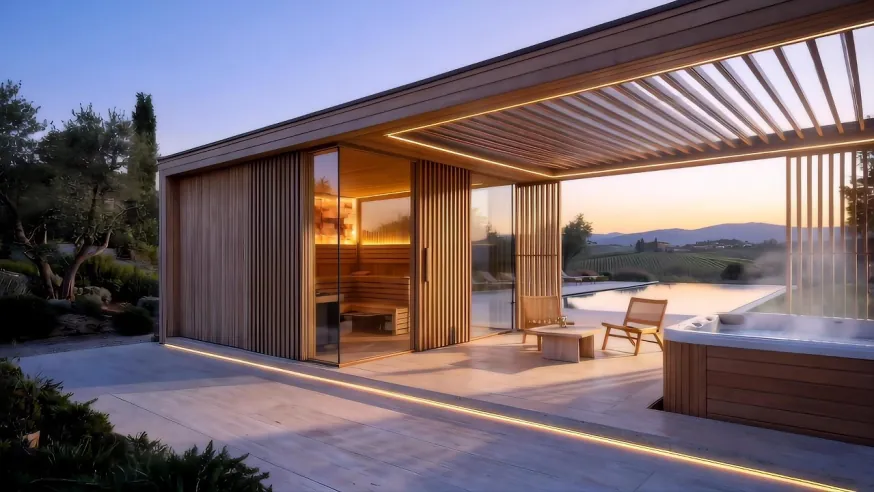unique sauna house
