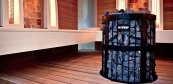 Finnish and infrared sauna with Himalayan salt therapy