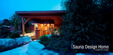 Sauna house in classic style