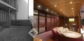 Sauna wellness terrace
