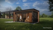 Modern sauna house