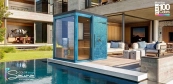 Outdoor sauna house