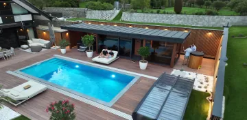 Sauna House from Above