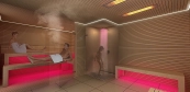 Sauna wellness with bath