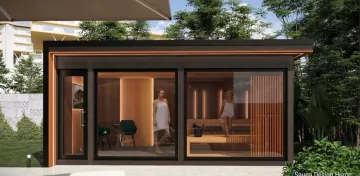 Modern sauna house